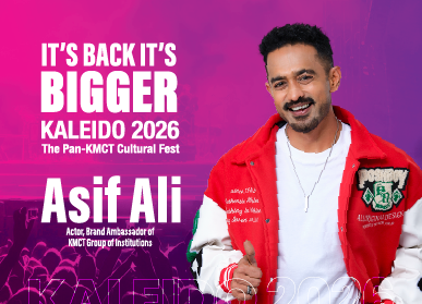 Chief guest Asif Ali at  Kaleido KMCT 2025 PAN KMCT cultural fest
